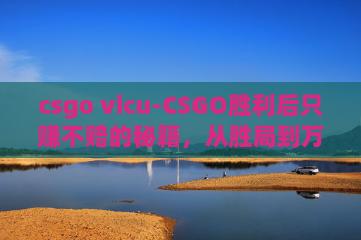 csgo vicu-CSGO胜利后只赚不赔的秘籍，从胜局到万金积累的完整收益拆解与避坑指南