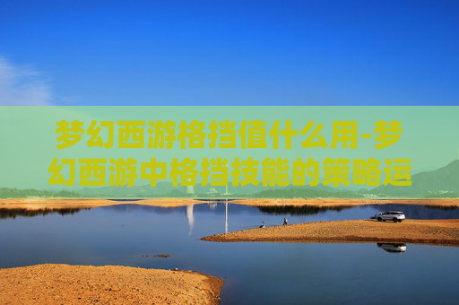 梦幻西游格挡值什么用-梦幻西游中格挡技能的策略运用与实战解析