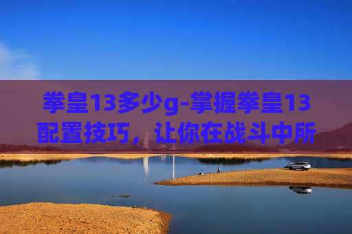 拳皇13多少g-掌握拳皇13配置技巧，让你在战斗中所向披靡