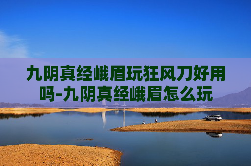 九阴真经峨眉玩狂风刀好用吗-九阴真经峨眉怎么玩