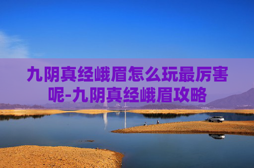 九阴真经峨眉怎么玩最厉害呢-九阴真经峨眉攻略