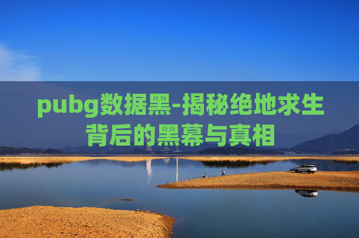 pubg数据黑-揭秘绝地求生背后的黑幕与真相