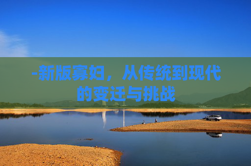 -新版寡妇，从传统到现代的变迁与挑战